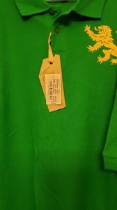 Mens ESMX Short Sleeve Green Button Shirt